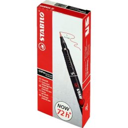   Stabilo OHPen 841"S" 10db/csomag piros permanent marker