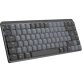   Logitech MX Mechanical Mini Minimalist Illuminated UK grafitszürke vezeték nélküli billentyűzet
