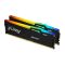 Kingston 16GB/5200MHz DDR-5 (Kit of 2) FURY Beast RGB (KF552C40BBAK2-16) memória