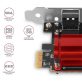   Axagon PCEE-GIX Gigabit Ethernet 1 sávos PCI-Express kártya