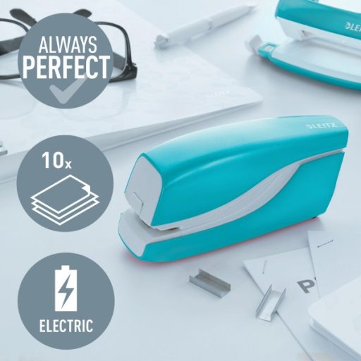 Leitz WOW elemes elektromos jégkék tűzőgép