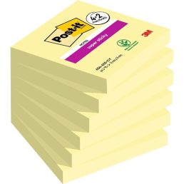   Post-it Super Sticky kanári sárga 76x76mm 90lapos 4+2db jegyzettömb