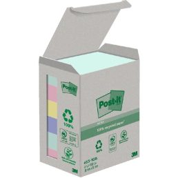   Post-it 38x51mm újrahasznosított 100lapos 6db vegyes jegyzettömb