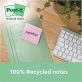   Post-it 38x51mm újrahasznosított 100lapos 6db vegyes jegyzettömb