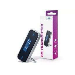   Setty TF-0152 TFM-01 AUX csatlakozós Bluetooth telefon kihangosító és FM transzmitter
