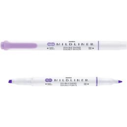   Zebra Mildliner Cool&Refined lila kettős végű szövegkiemelő