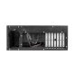 Lanberg SC01-4504-08B 19" 4U SZÉL:430mm MÉLY:450mm MAG:177mm táp nélküli rack szerver ház