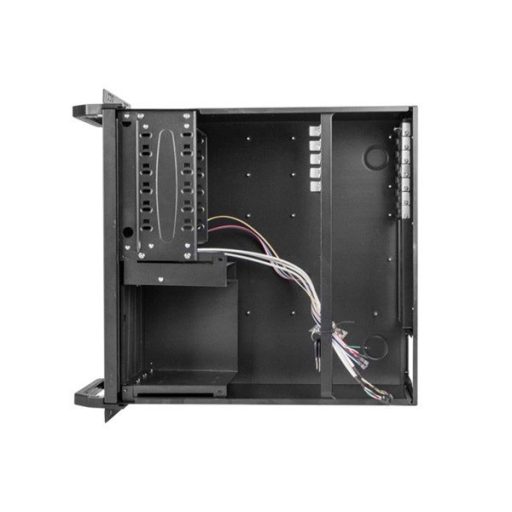 Lanberg SC01-4504-08B 19" 4U SZÉL:430mm MÉLY:450mm MAG:177mm táp nélküli rack szerver ház