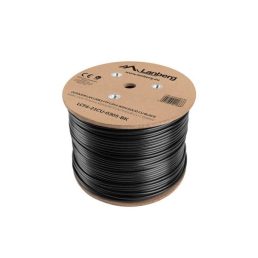   Lanberg LCF6-21CU-0305-BK Cat.6 F/UTP AWG23 Fca PE 305m árnyékolt fekete kültéri kábel