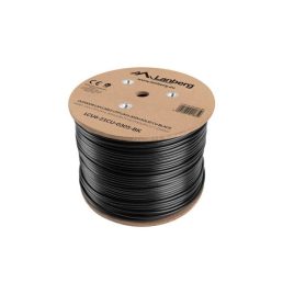   Lanberg LCU6-21CU-0305-BK Cat.6 U/UTP AWG23 Fca PE 305m árnyékolatlan fekete kültéri kábel