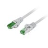 Lanberg PCF7-10CU-0100-S 1m Cat7 S/FTP AWG26 LSZH árnyékolt szürke patch kábel