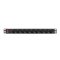 Lanberg PDU-09F-0300-BK 3m vezetékkel 19"/1U 9xSchuko aljzat Uni-Schuko csatlakozóvéggel fekete elosztósor kapcsolóval