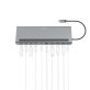   Hama 200100 4x USB3.2, 2xHDMI,1xDP,1xLAN,1xUSB-C,1xPD, USB 3.2 TYPE-C dokkoló adapter
