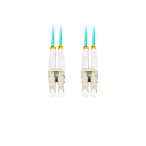 Lanberg FO-LULU-MD31-0010-TQ duplex optikai patch kábel 4xLC/UPC csatlakozóval, 50/125 LSZH OM3, 1m