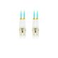 Lanberg FO-LULU-MD31-0010-TQ duplex optikai patch kábel 4xLC/UPC csatlakozóval, 50/125 LSZH OM3, 1m