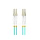 Lanberg FO-LULU-MD31-0010-TQ duplex optikai patch kábel 4xLC/UPC csatlakozóval, 50/125 LSZH OM3, 1m