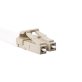   Lanberg FO-LULU-MD41-0010-VT duplex optikai patch kábel 4xLC/UPC csatlakozóval, 50/125 LSZH OM4, 1m