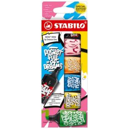   Stabilo BOSS MINI by Snooze One 6 db-os szövegkiemelő készlet