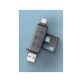 Axagon CRE-DAC Mobil USB 3.2 Gen 1 USB-C + USB-A SD/microSD mini kártyaolvasó