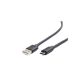   Gembird CCP-USB2-AMCM-10 3m USB A apa - USB C apa fekete kábel