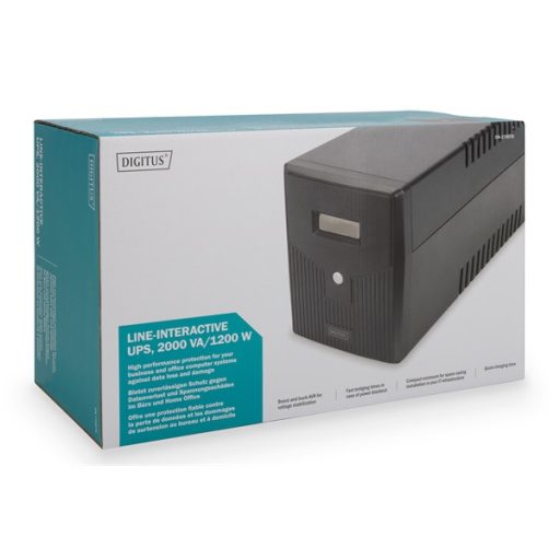 DIGITUS DN-170076 2000VA LCD szünetmentes tápegység