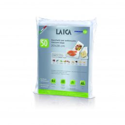   Laica  VT35043 20 x 28 cm, 50 db, légcsatornás, EXTRA erős BPA mentes vákuum csomagoló tasak