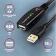   Axagon ADR-215 15m USB 2.0 A apa - anya aktív repeater kábel