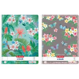   Herlitz Ladylike  A4 80lapos perforált vonalas spirálfüzet