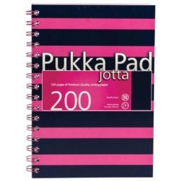   Pukka Pad Jotta Pad Navy Pink A4 200 oldalas vonalas spirálfüzet