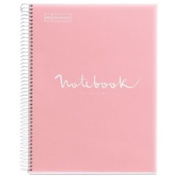   Miquelrius Emotions A5 PP 120 lapos pink vonalas spirálfüzet