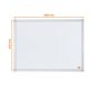 Nobo Essential 60x45cm acél mágneses fehértábla