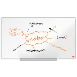   Nobo Impression Pro 71x40cm széles képarányú acél mágneses fehértábla