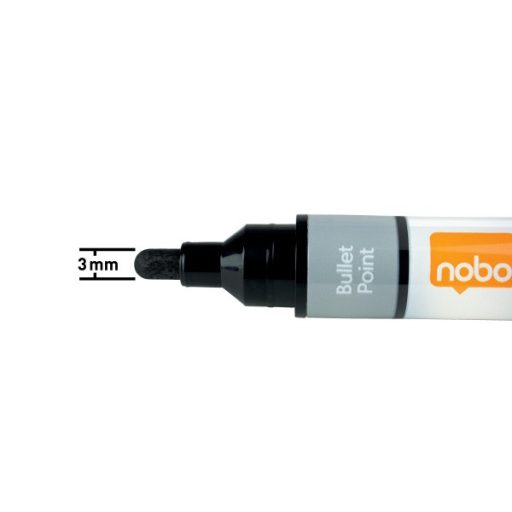 Nobo kerek hegyű 6db/cs folyékonytintás táblamarker készlet