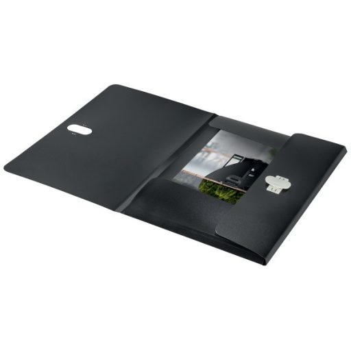 Leitz Recycle A4 PP fekete 3-pólyás mappa