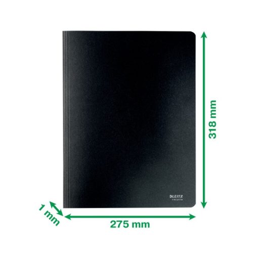 Leitz Recycle A4 karton fekete gyorsfűző