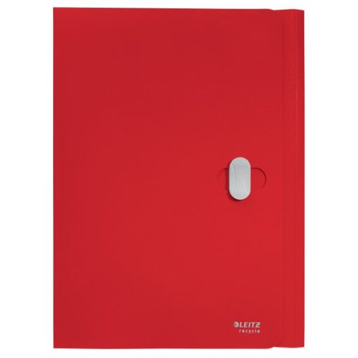 Leitz Recycle A4 PP piros 3-pólyás mappa