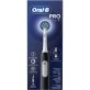 Oral-B PRO1 Black X-Clean  elektromos fogkefe tokkal