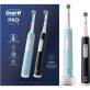   Oral-B PRO1 + Blue, Black X-Clean elektromos fogkefe + bónusz handle