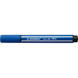   Stabilo Pen 68 MAX vágott hegyű ultramarin kék prémium rostirón