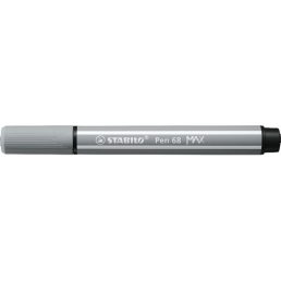   Stabilo Pen 68 MAX vágott hegyű középszürke prémium rostirón
