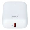 AVAX PB105W MINI 10000mAh Type C/PD 20W+QC 22.5W gyorstöltő fehér power bank