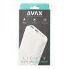 Avax PB201W LIGHTY 20000mAh fehér power bank