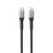 AVAX CB402G STEELY 1,5m 20W Type-C-Lightning gyorstöltő sodorszálas acélszürke adat- és töltőkábel