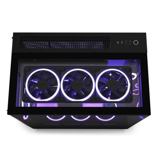 NZXT H9 Elite Fekete (Táp nélküli) ablakos ATX ház