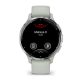 Garmin Venu 3S zsálya, ezüst kerettel, szilikon szíjjal okosóra