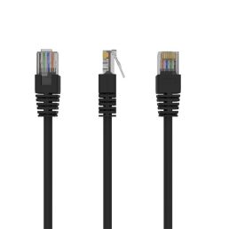 Gembird PP12-3M/BK 3m RJ45 CAT5e UTP M/M fekete kábel