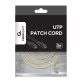 Gembird PP12-10M 10m RJ45 CAT5e UTP M/M szürke patch kábel
