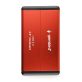 Gembird EE2-U3S-2-R 2.5" USB3.0 SATA piros külső ház