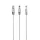 Gembird PP12-0.25M 0,25m RJ45 CAT5e UTP -> RJ45 CAT5e UTP M/M szürke patch kábel