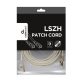 Gembird PP6A-LSZHCU-5M 5m RJ45 CAT6A S/FTP - RJ45 CAT6A S/FTP M/M szürke patch kábel